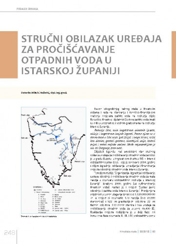 Stručni obilazak uređaja za pročišćavanje otpadnih voda u Istarskoj županiji.Pregled zbivanja / Davorka Mikulić Ivošević
