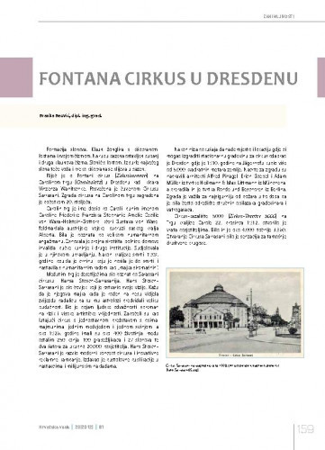 Fontana Cirkus u Dresdenu.Zanimljivosti / Branka Beović