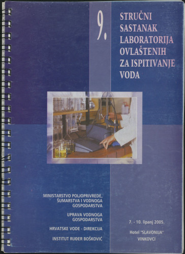 9. stručni sastanak laboratorija ovlaštenih za ispitivanje voda : knjiga sažetaka