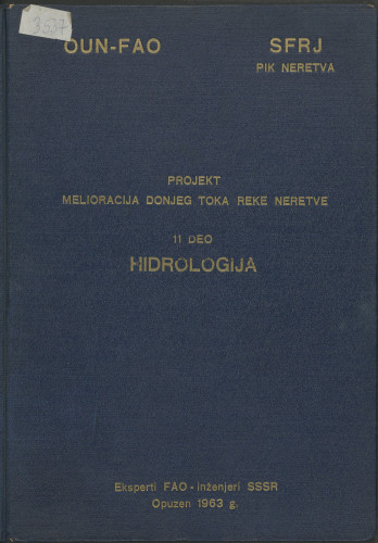 11. deo : Hidrologija